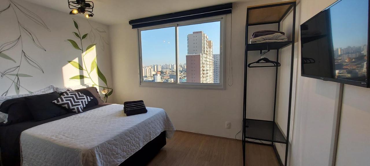Studio - O Seu Melhor Lugar No Bras 200 Mts Metro 상파울루 외부 사진